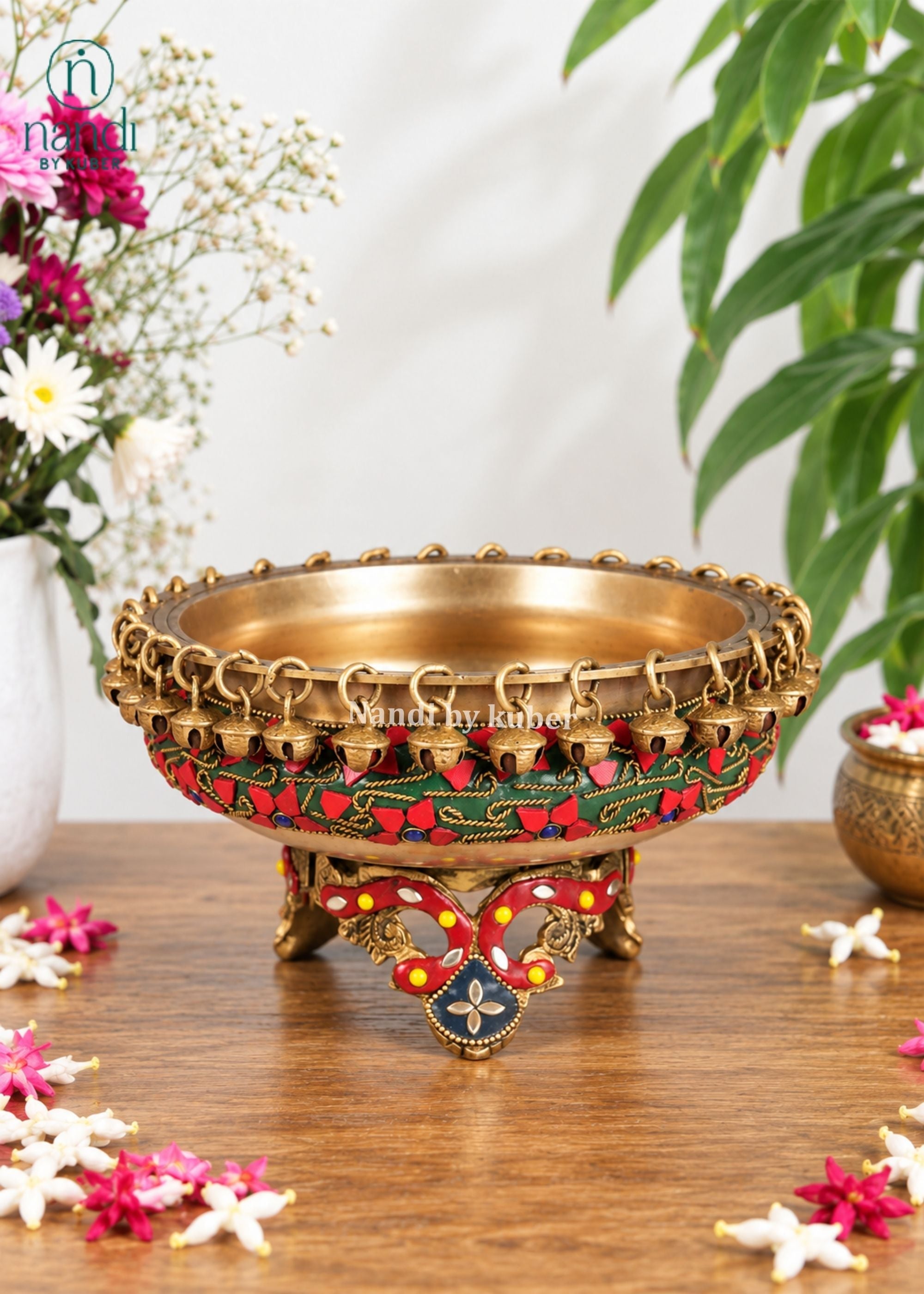 Brass Urli Ghungroo
