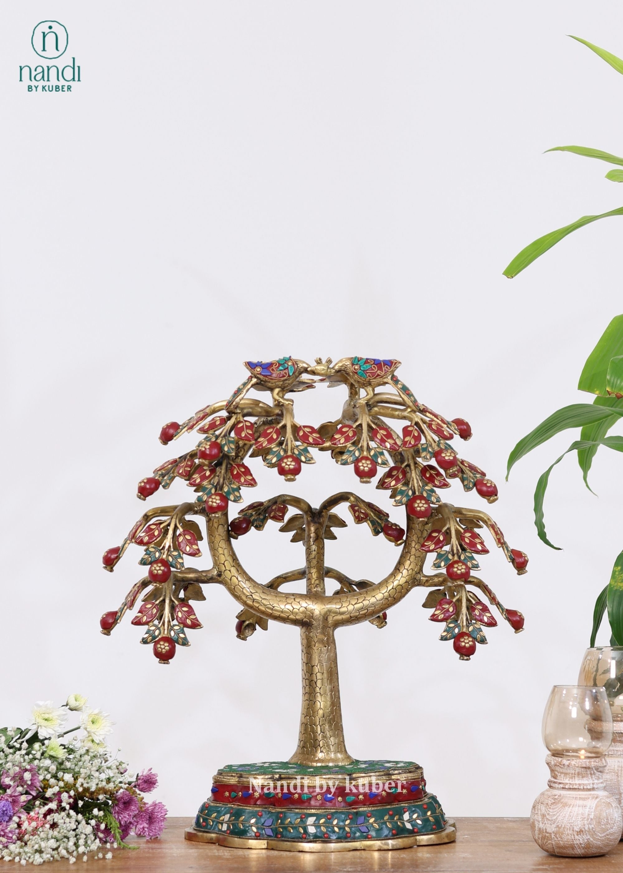 Brass Tree of Life - lifestyle view