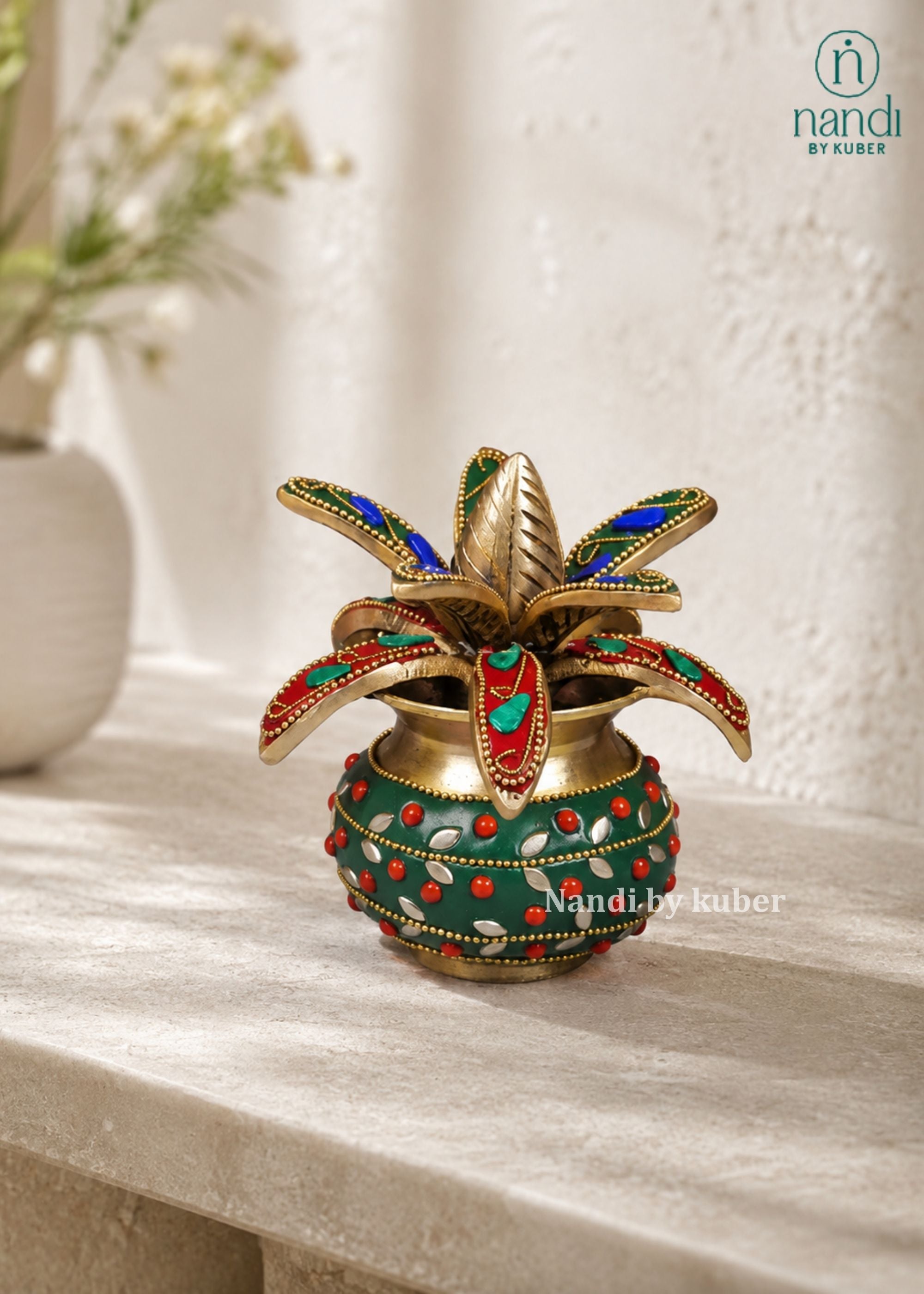 Brass Kalash Small - front view