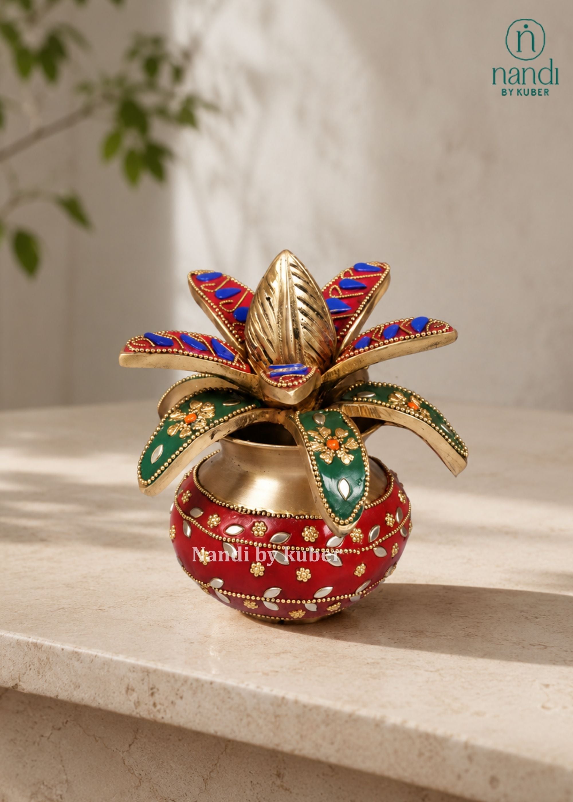 Brass Kalash Big - front view