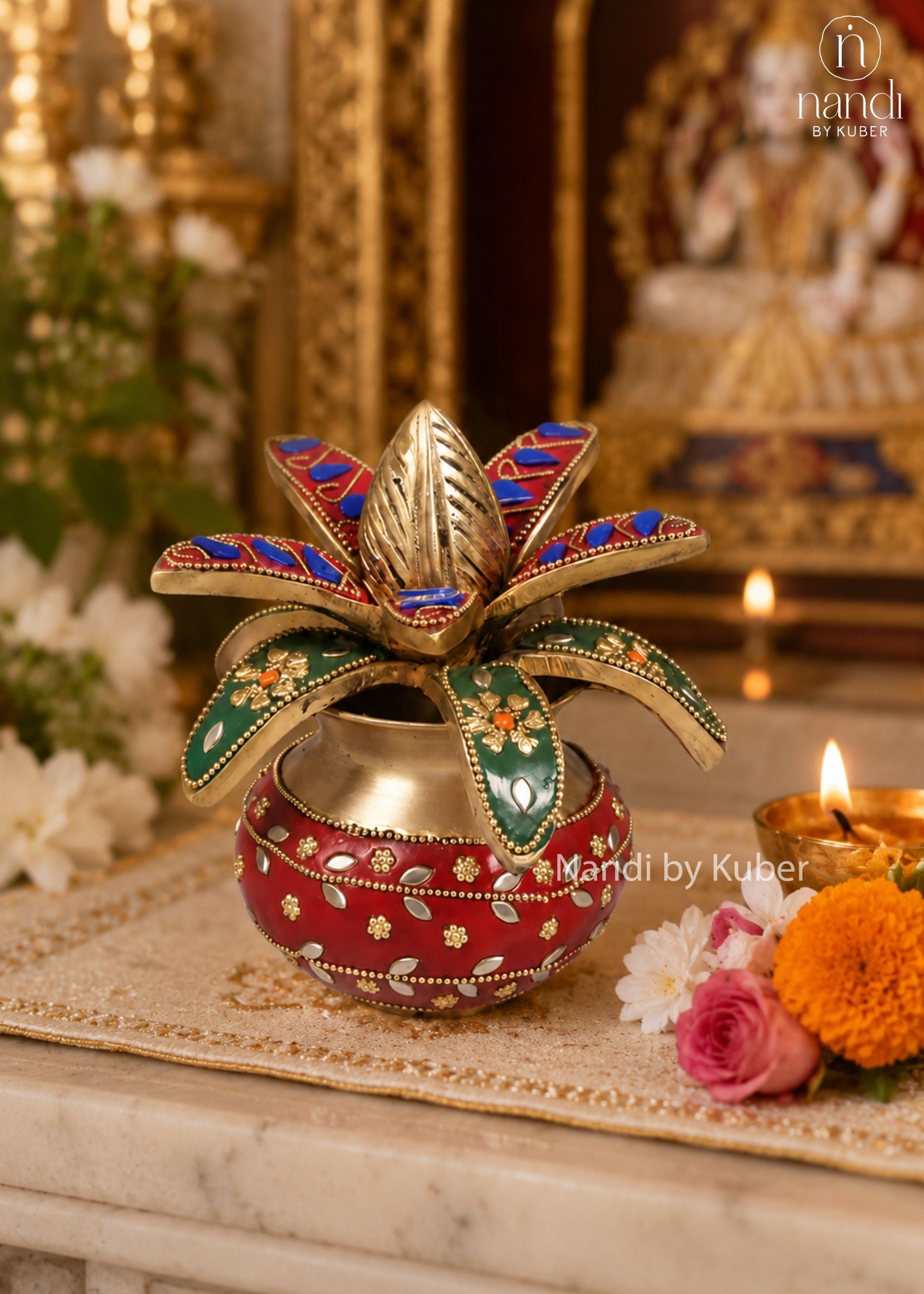 Brass Kalash Big - detail view