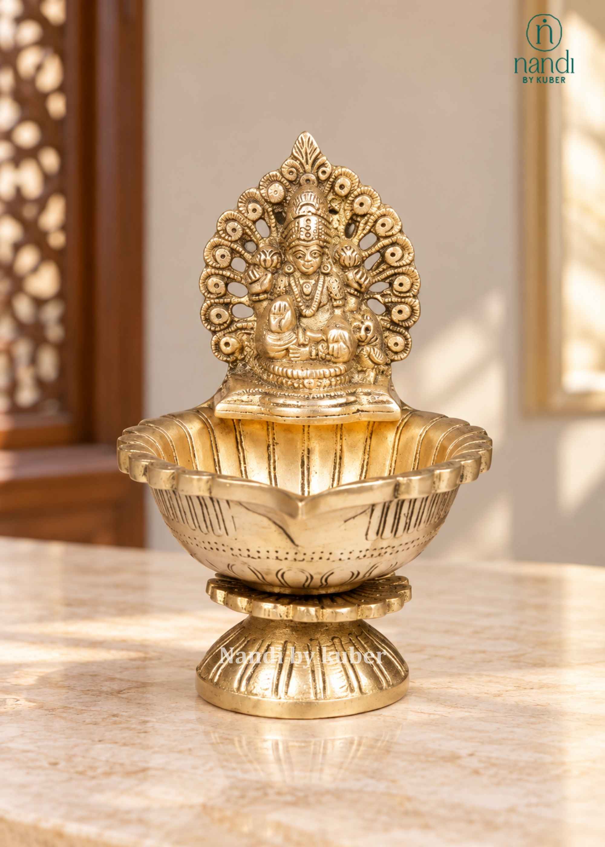 Brass Laxmi Deepak