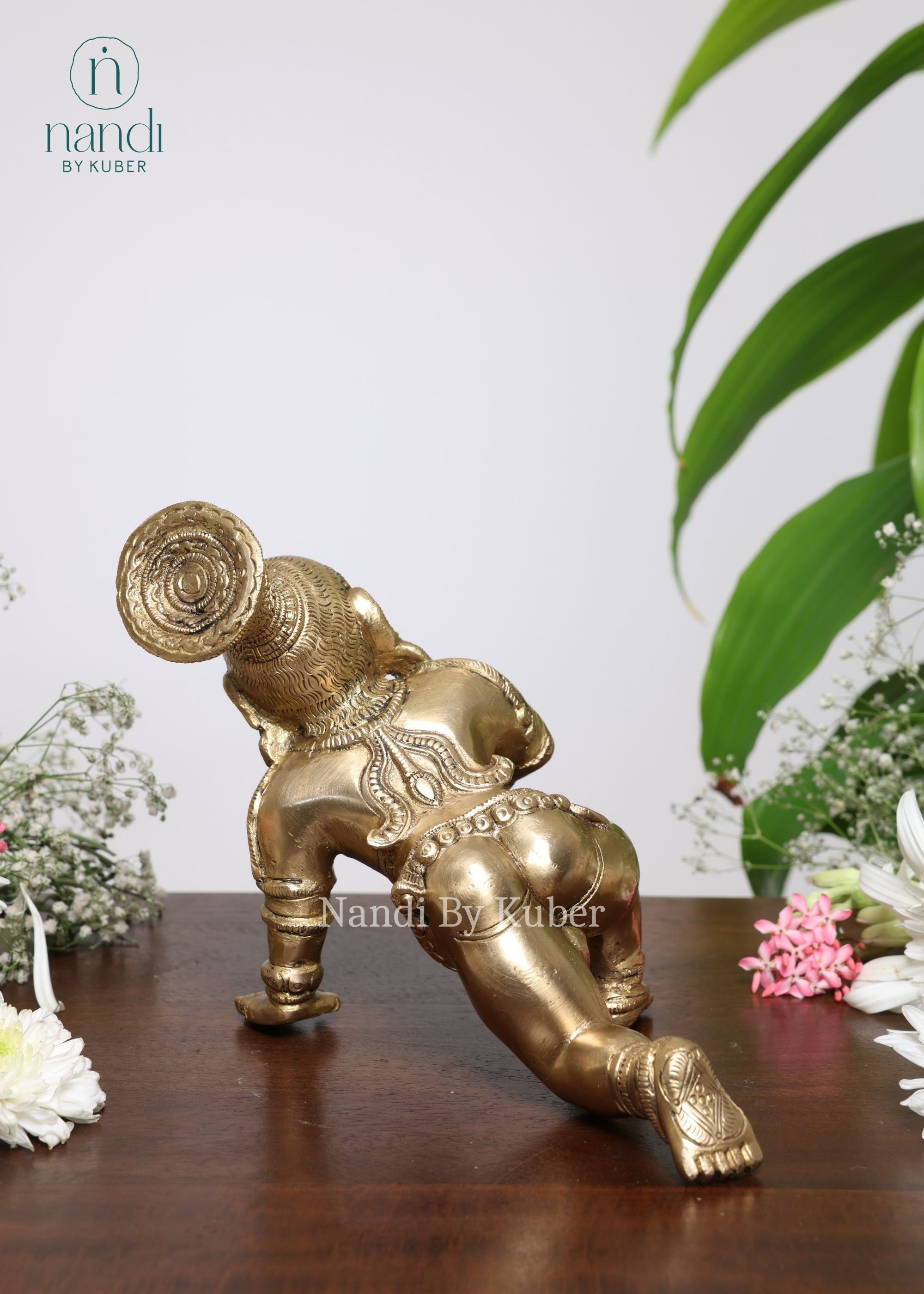 Brass Laddoo Gopal - lifestyle view