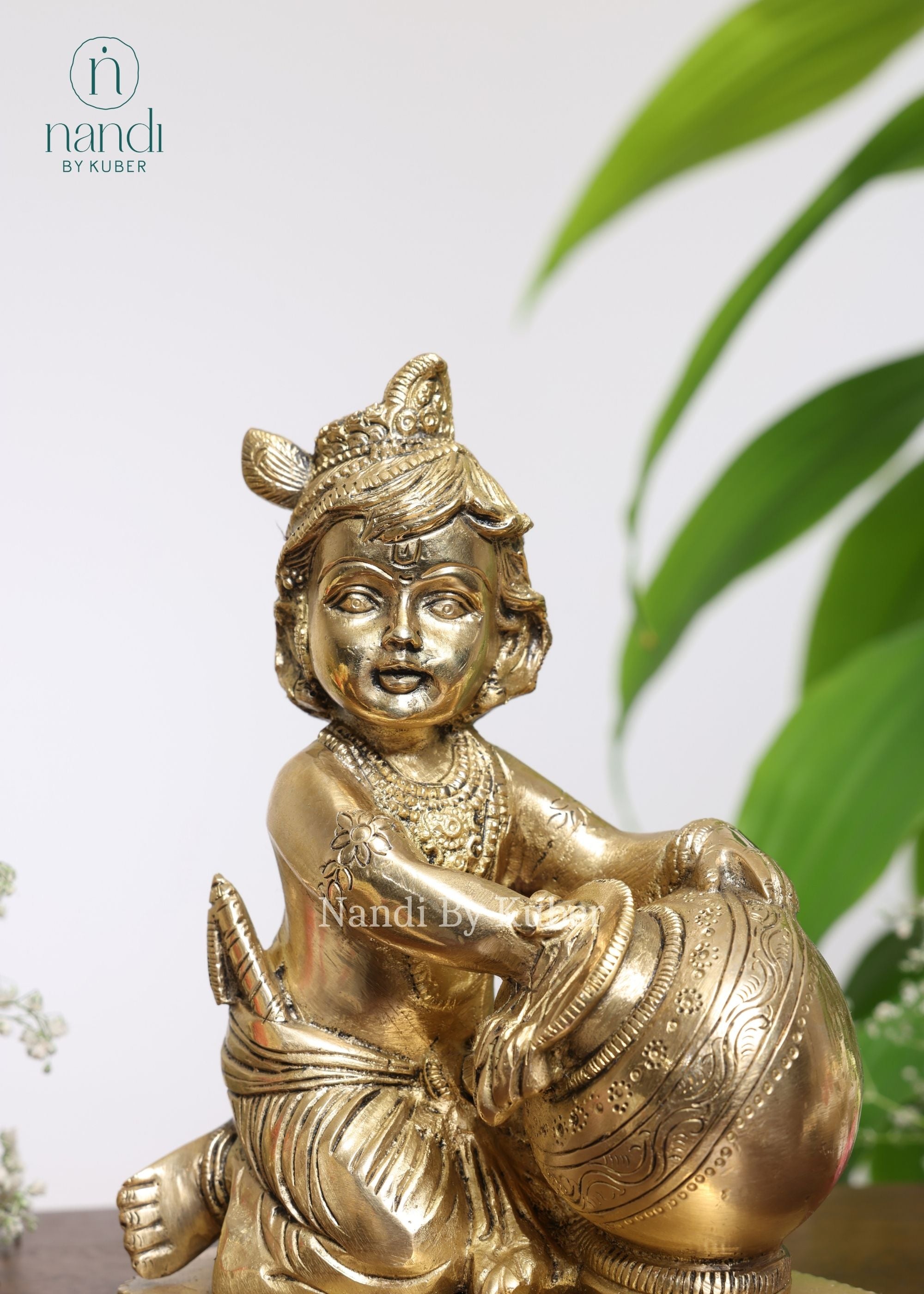 Brass Bal Krishna - lifestyle view