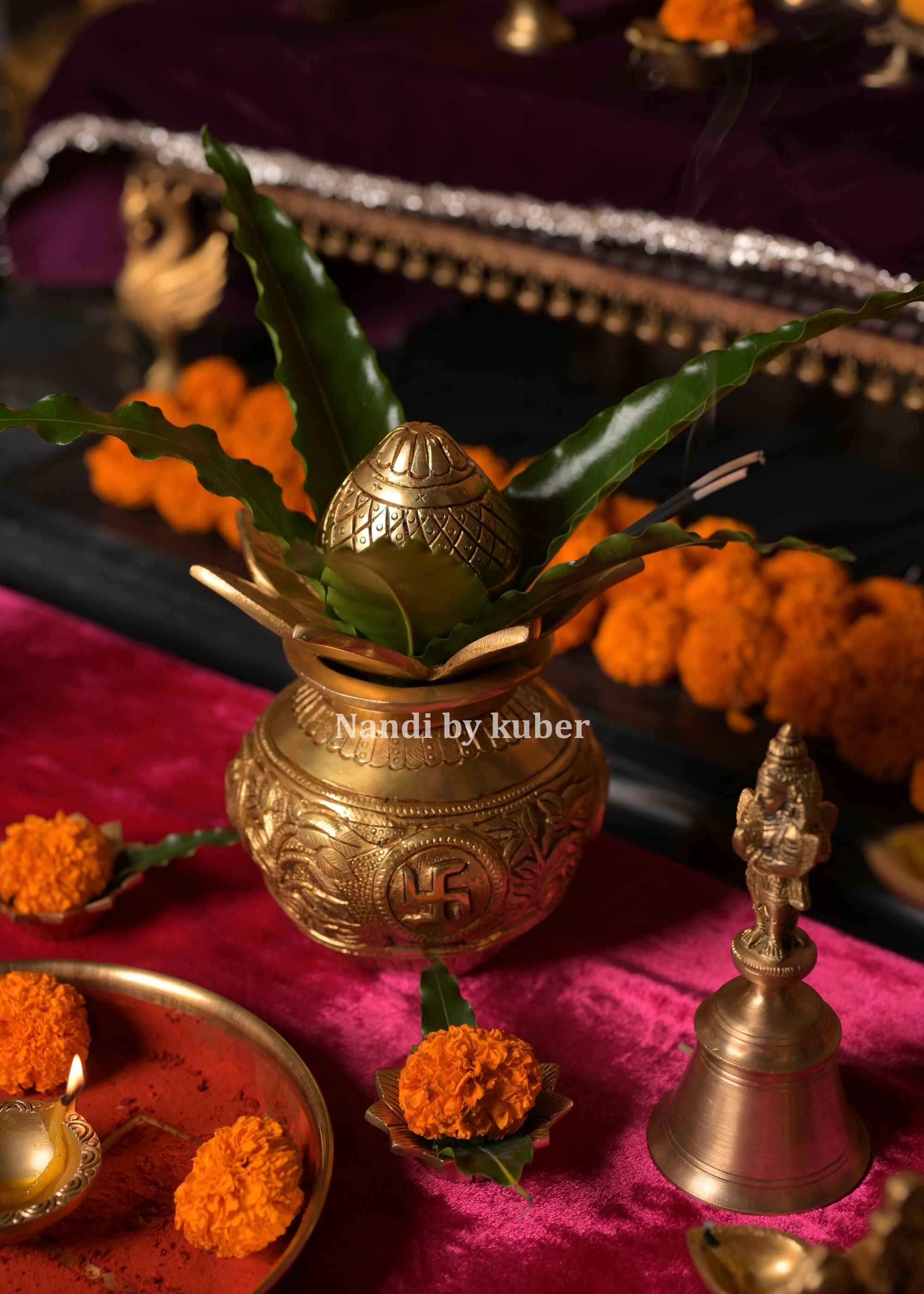 Brass Mangal Kalash
