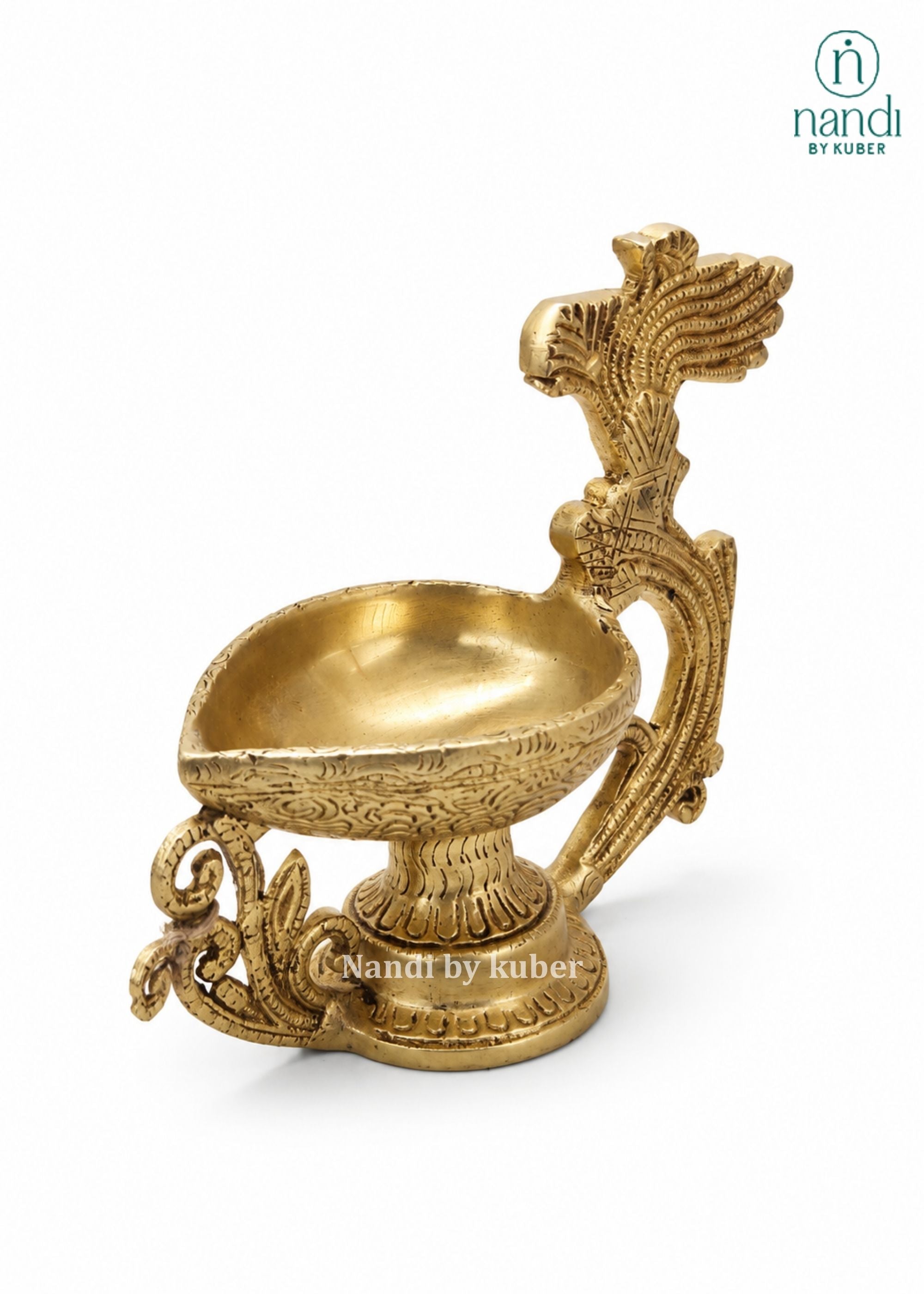 Brass Deepak - detail view