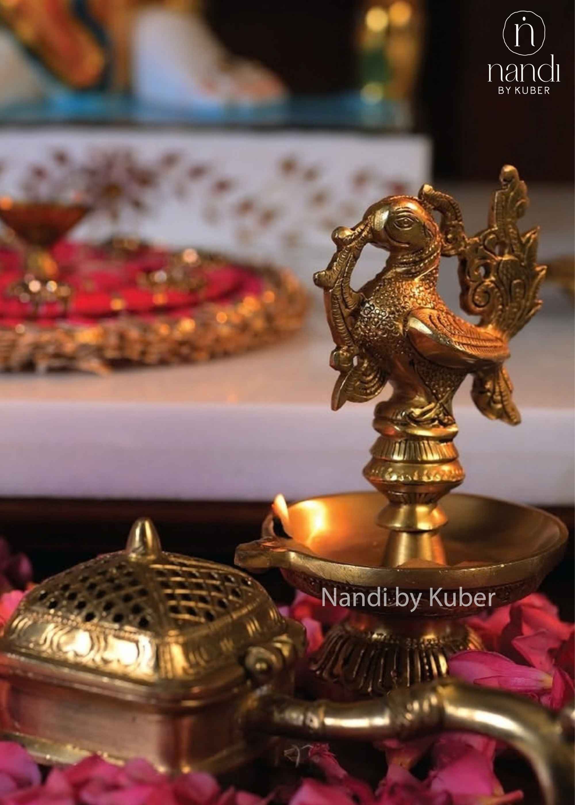 Brass Annam Diya