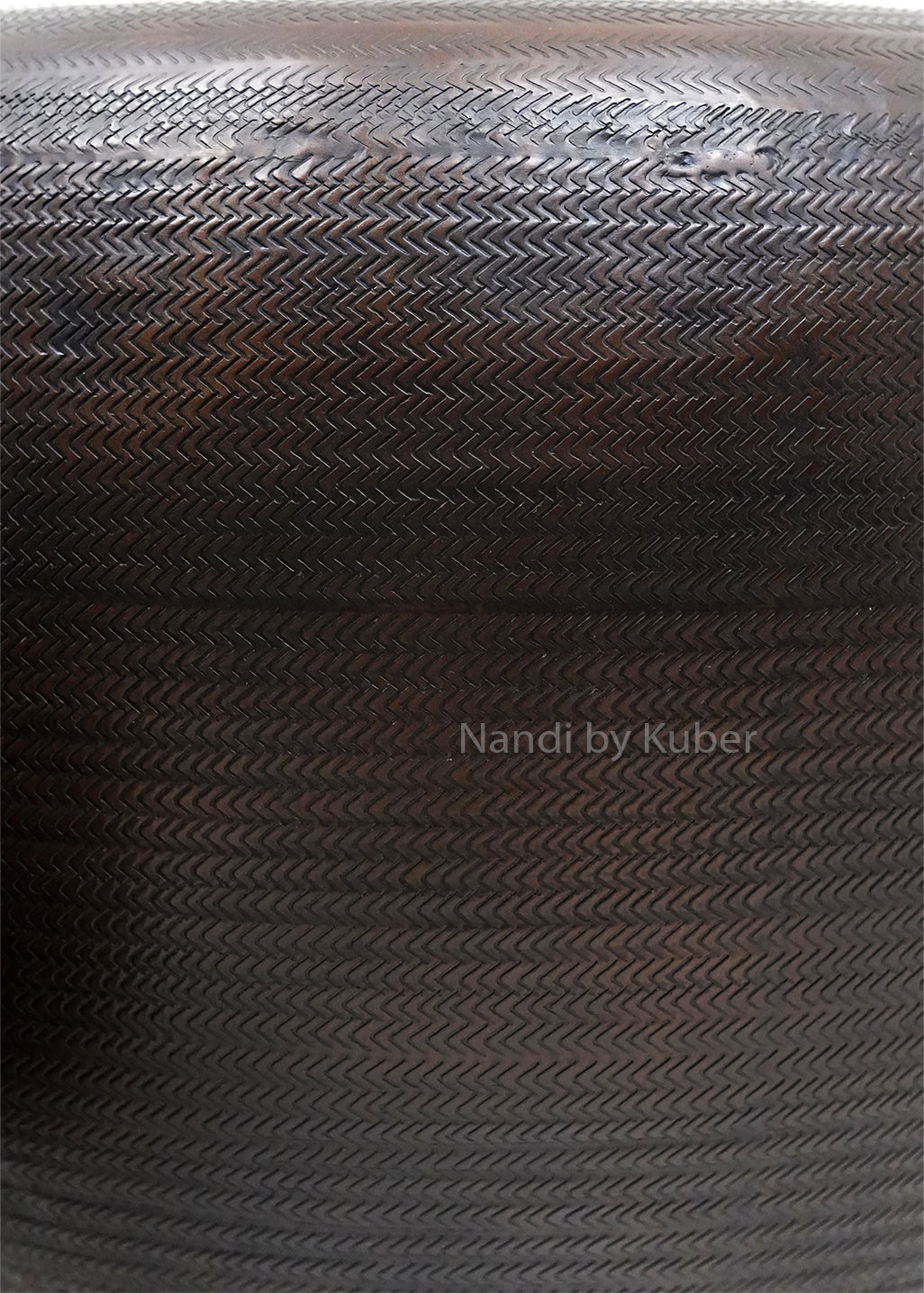 Handcrafted aluminium planter set with a textured copper , perfect for elevating plants and décor with timeless elegance.