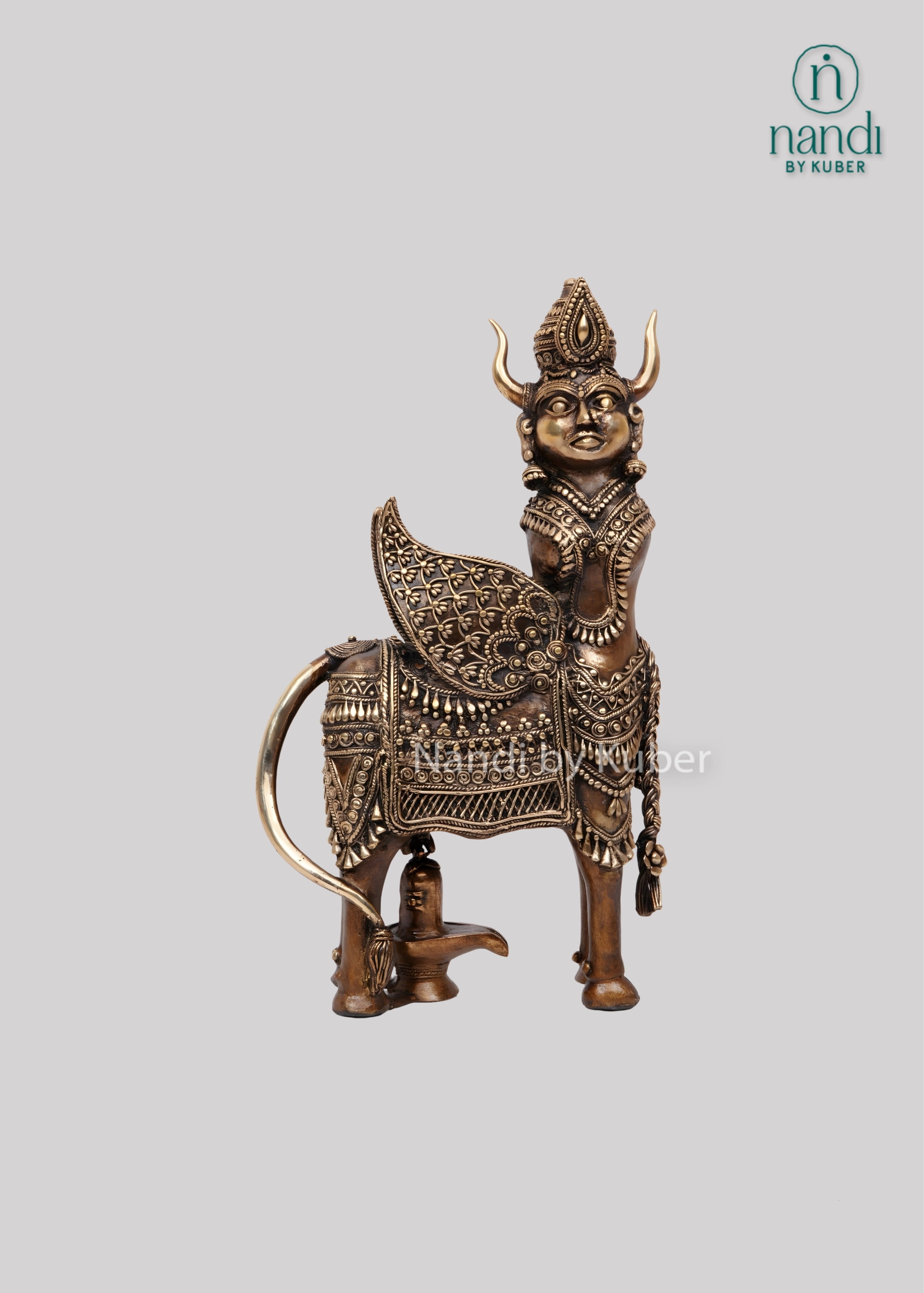 Brass Ram Darbar elephant decor