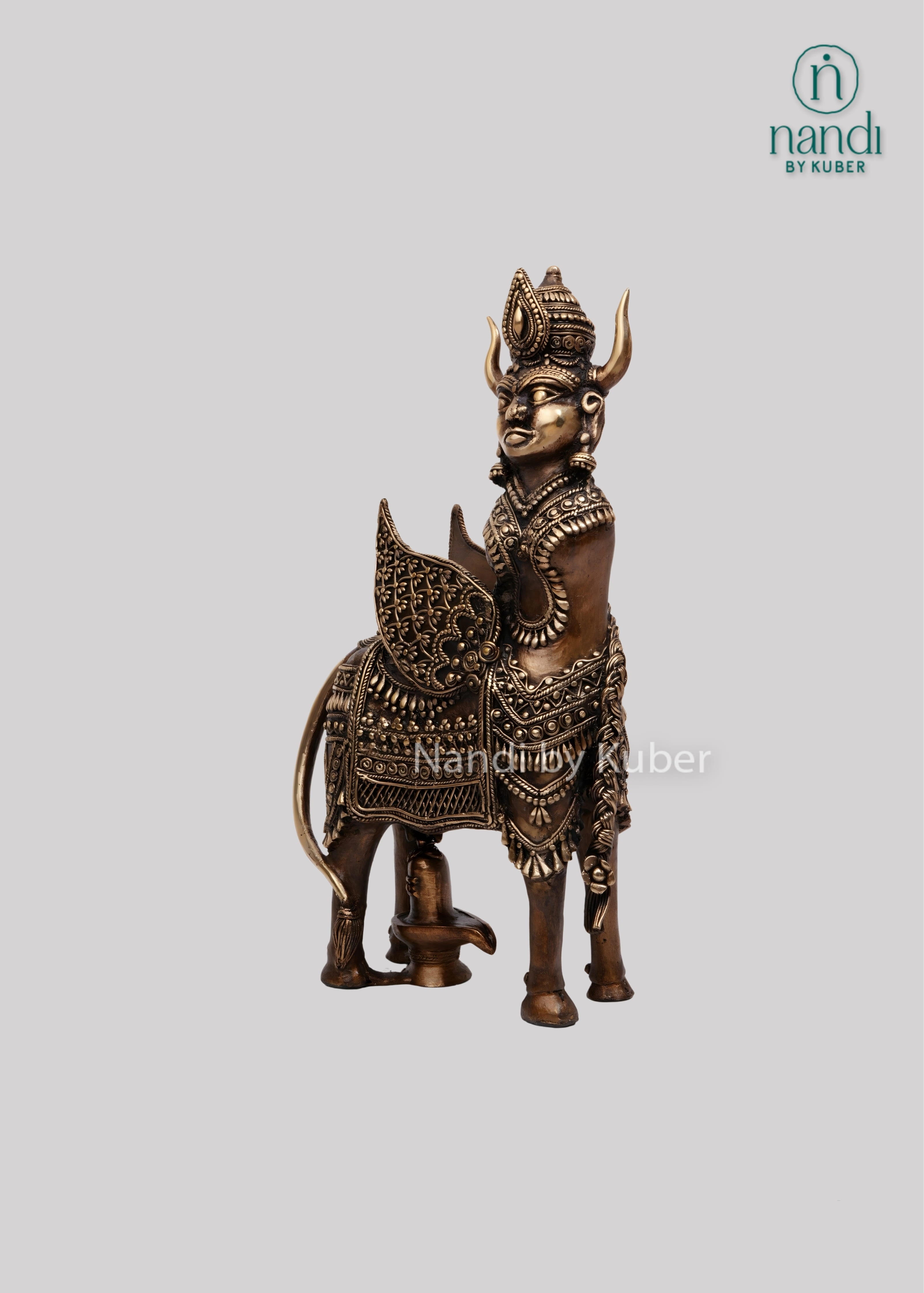 Brass Ram Darbar elephant decor