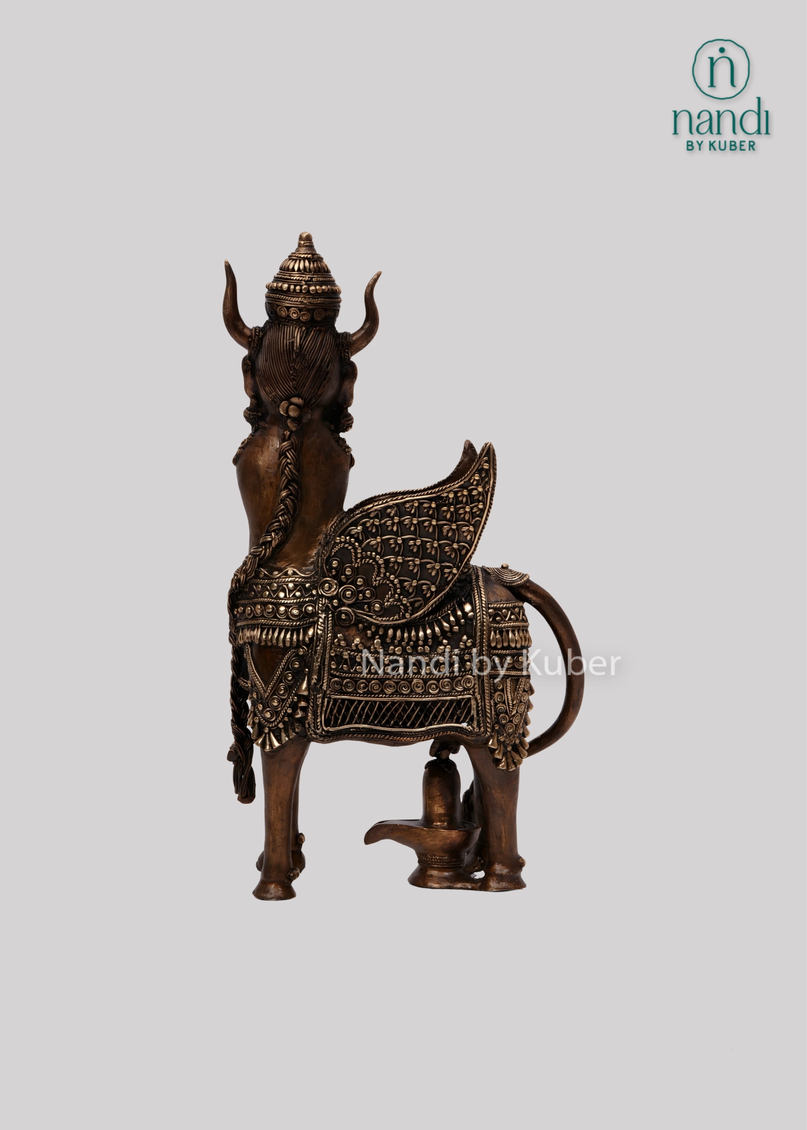 Brass Ram Darbar elephant decor