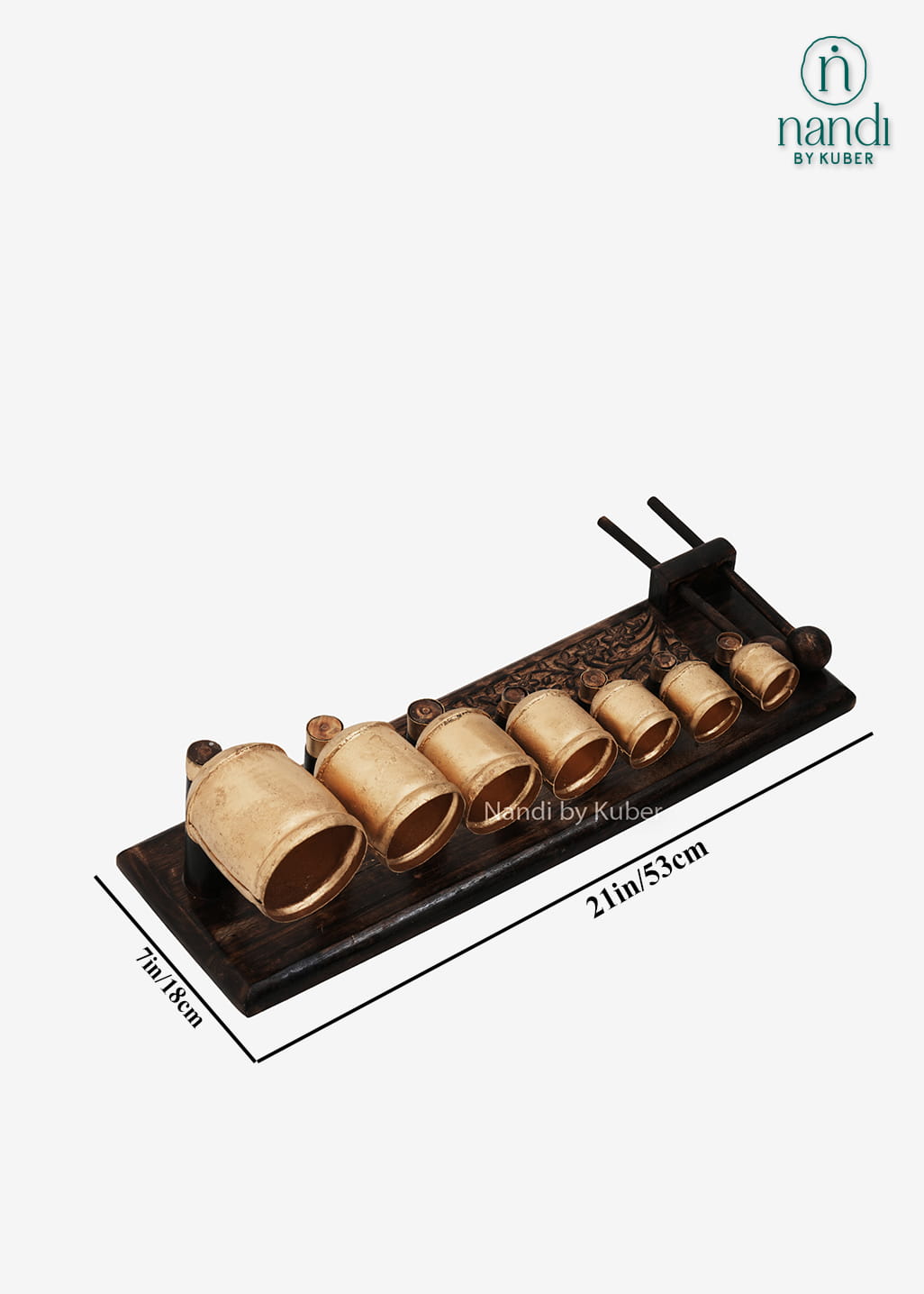 Wooden Saregama decorative cup set