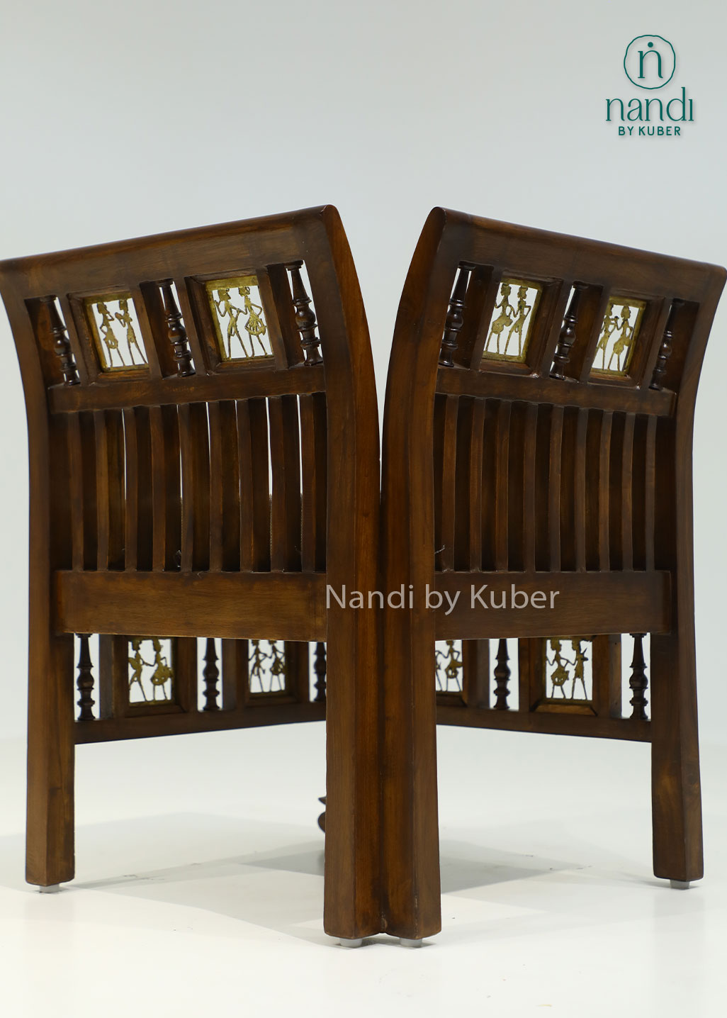 Handcrafted wooden upholstered bench with decorative carvings, built-in center storage compartment, and traditional design, ideal for entryways, living rooms, bedrooms, and luxury home décor.